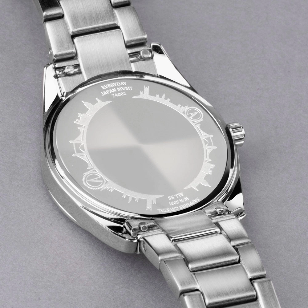 Accurist Everyday Ladies Watch Blue Pearl Dial 74002