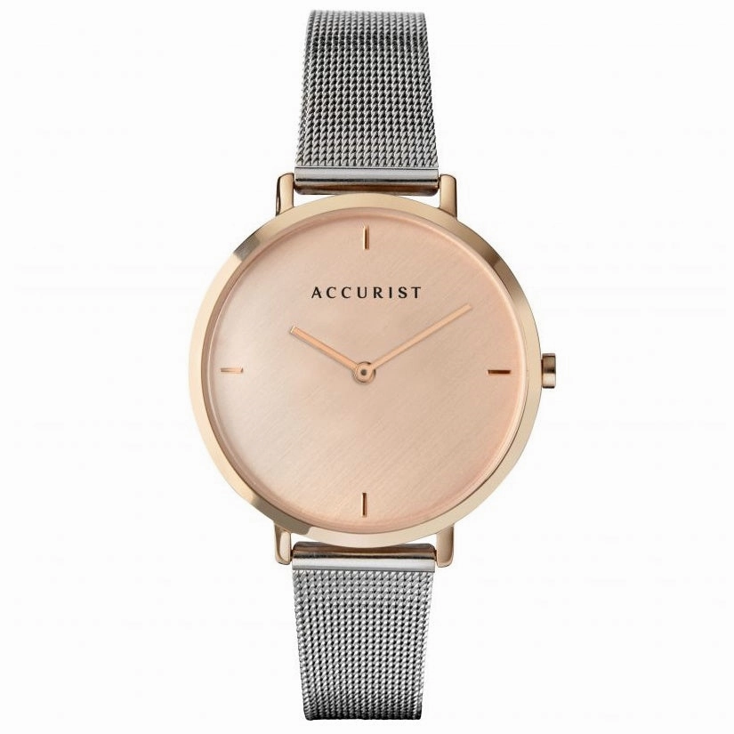Accurist Pink Dial Ladies Watch 8348