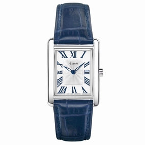 Accurist Rectangle Ladies Watch 71002 - Blue Leather Strap 26mm Case