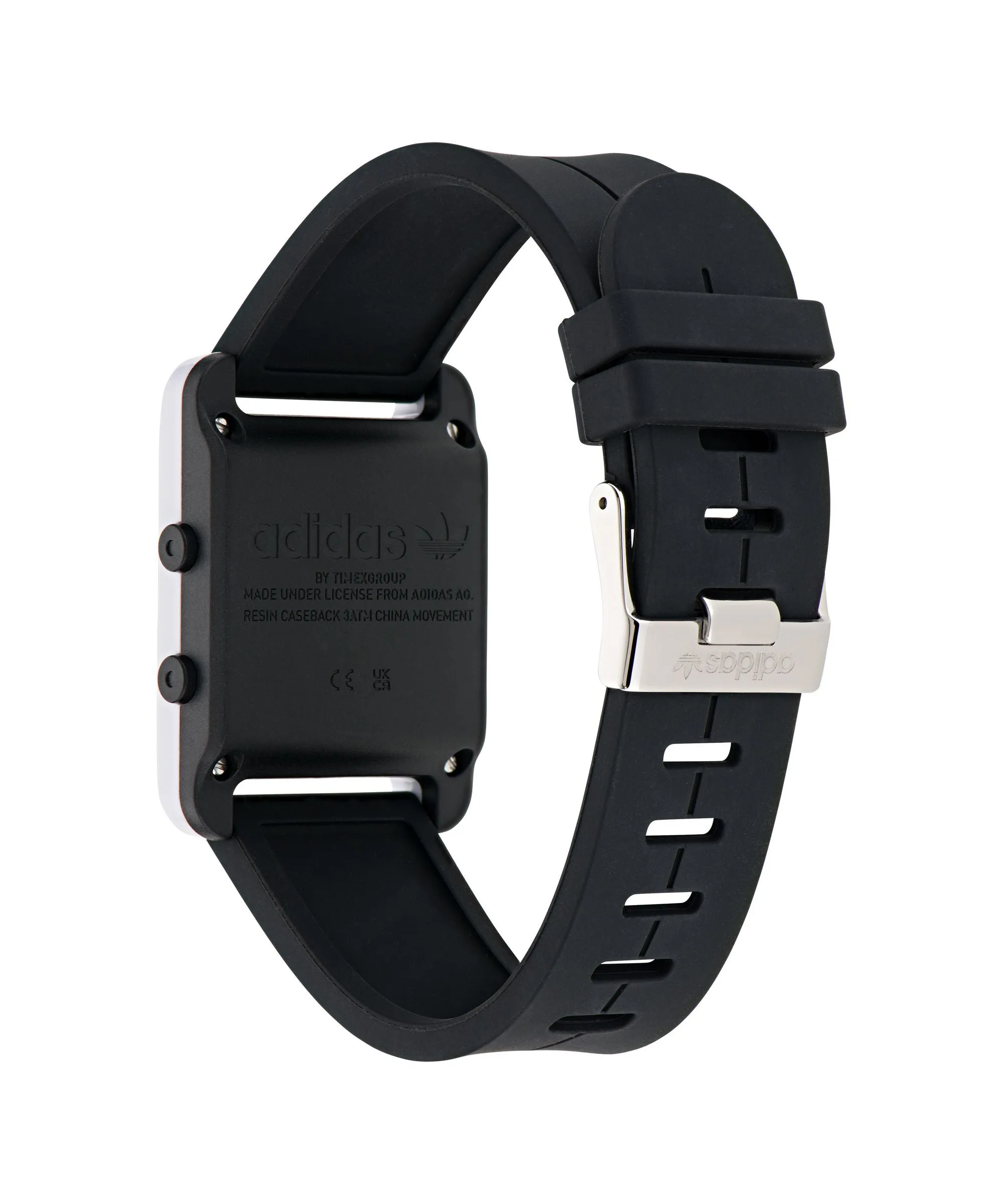 Adidas Originals Retro Pop One Black Silicone Strap Watch AOST23567
