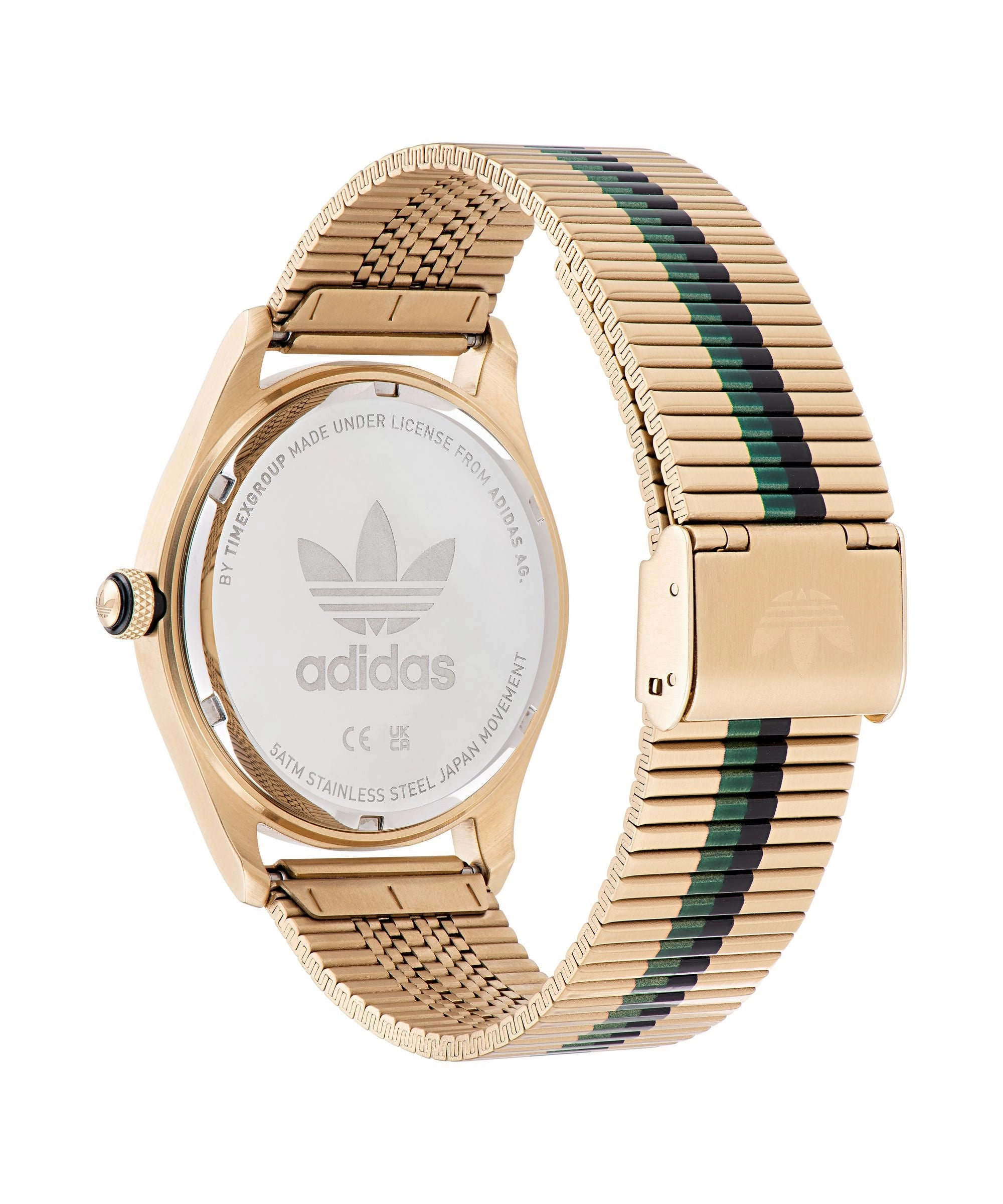 Adidas Code Four 42mm Black Dial Stainless Steel Watch AOSY22526