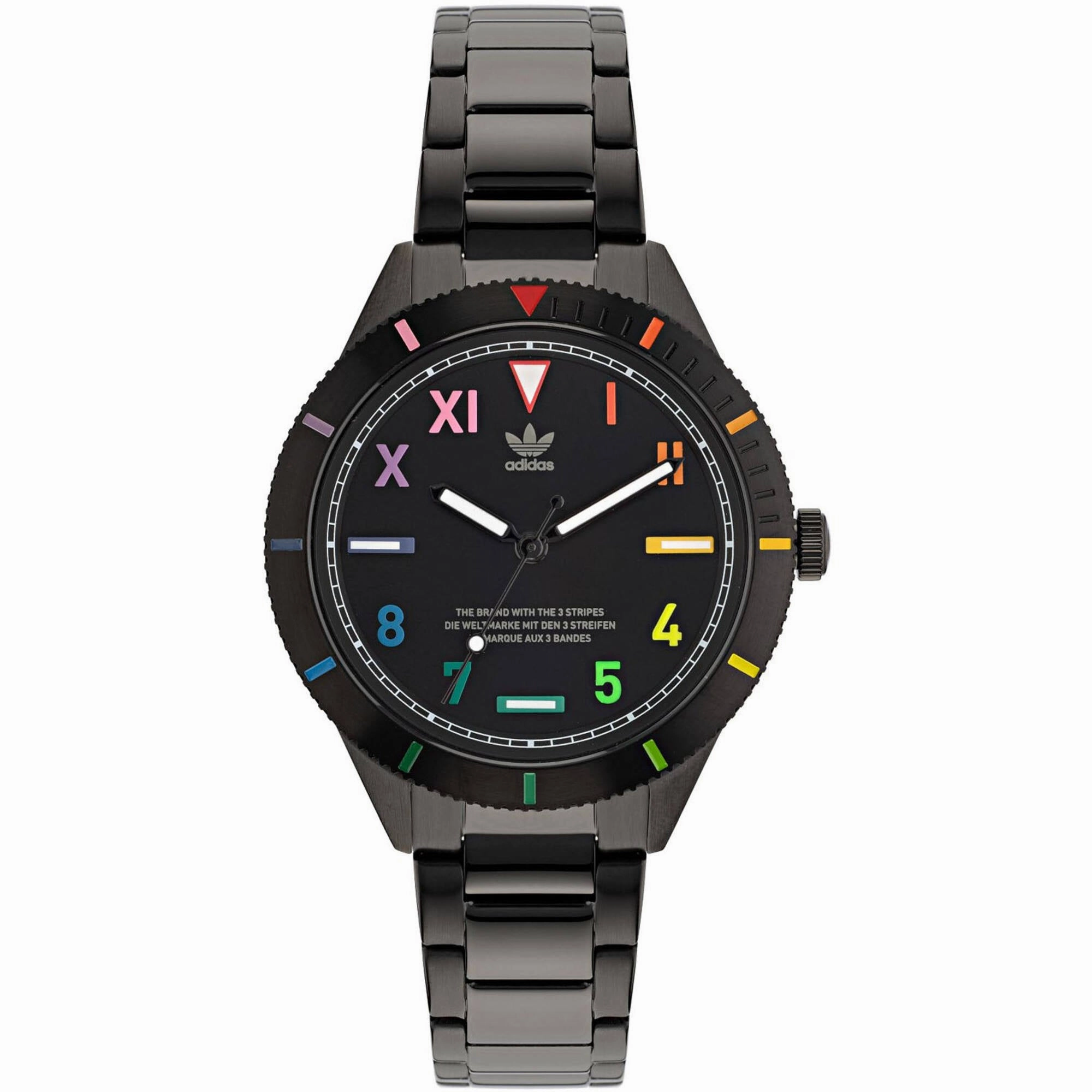 Adidas Men's Watch - Originals Quartz Black Stainless Steel Bracelet | AOFH22056