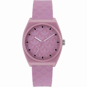Adidas Men's Watch - Originals Rose Dial Pink Silicone Rubber Strap | AOST23052