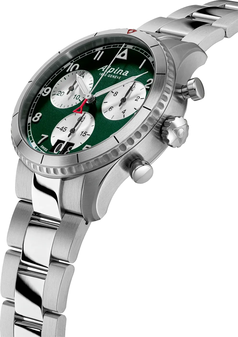 Alpina Startimer Pilot Quartz Chronograph Big Date AL-372GRS4S26B