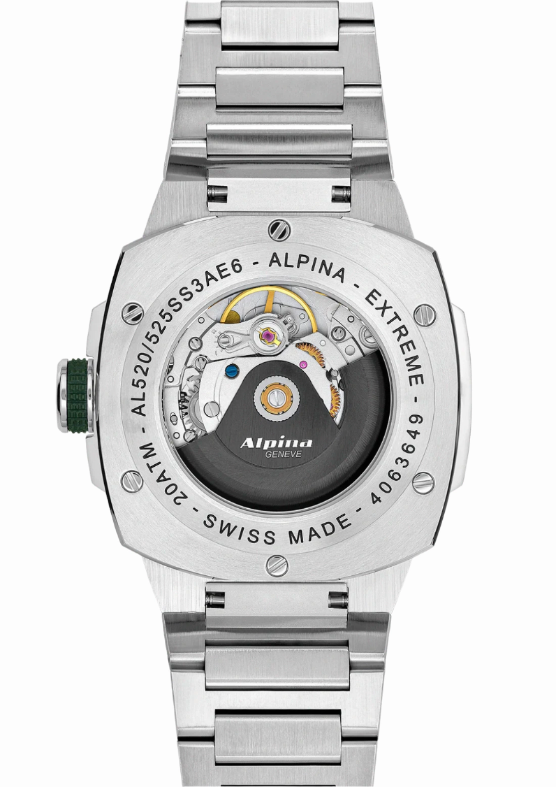 Alpina Alpiner Extreme Automatic Green Dial Stainless Steel Watch AL-525GR3AE6B
