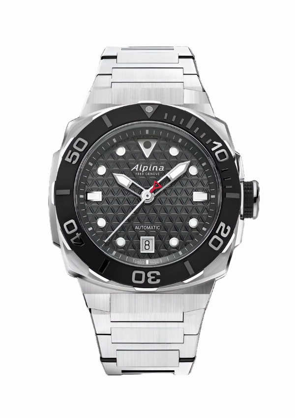 Alpina Seastrong Diver Extreme Automatic Grey Dial Stainless Steel Watch AL-525G3VE6B