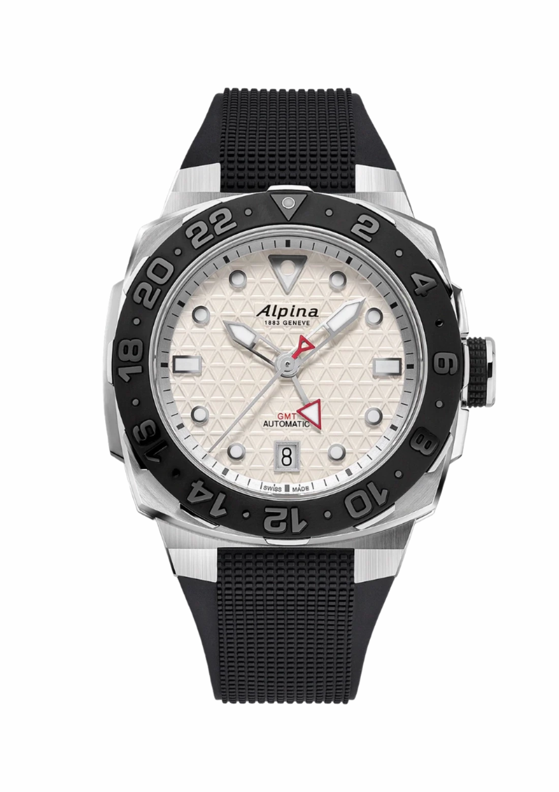 Alpina Seastrong Diver Extreme Automatic Silver Dial Rubber Band Watch AL-560LG3VE6