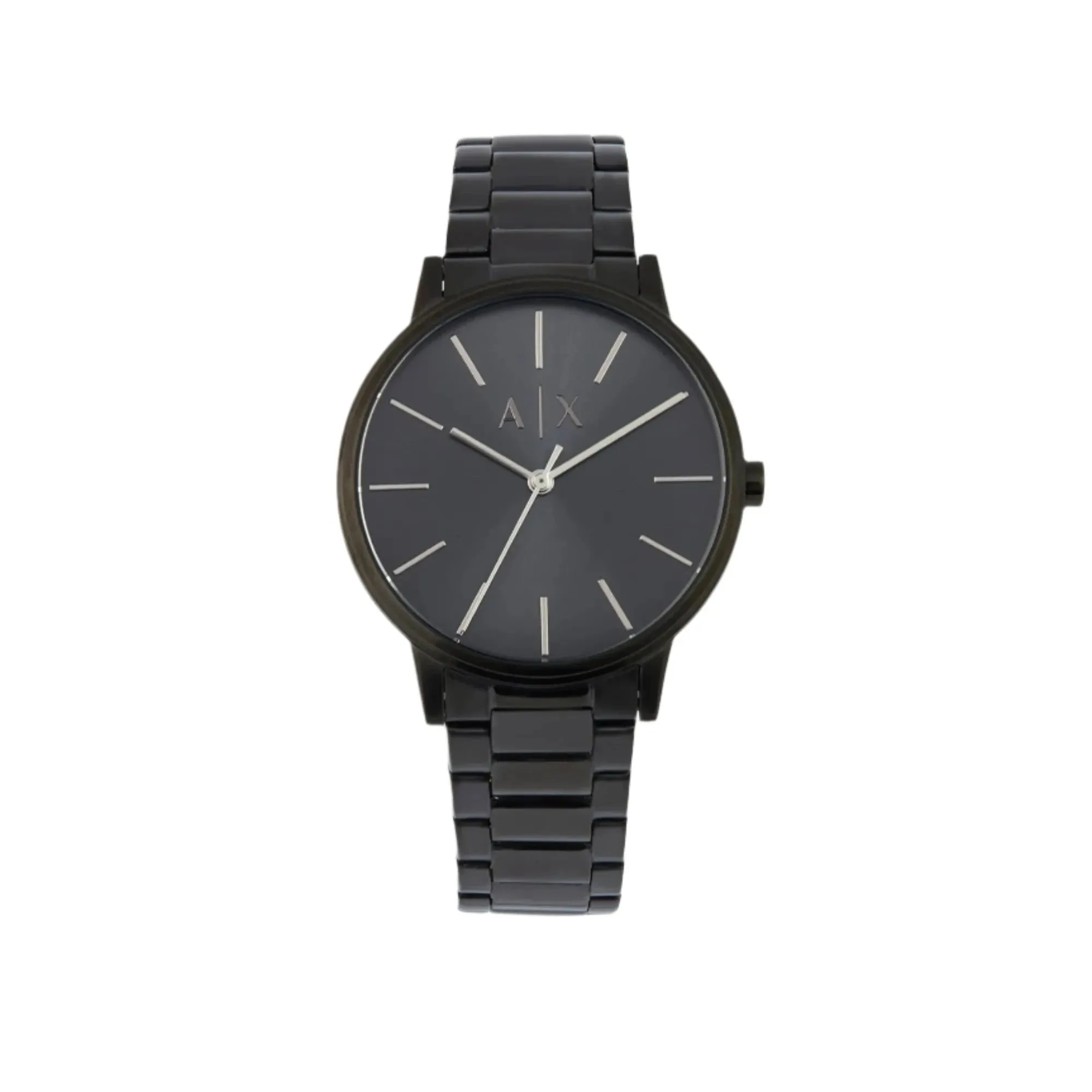 Armani Cayde Elegant Black Steel Band Timepiece AX2701