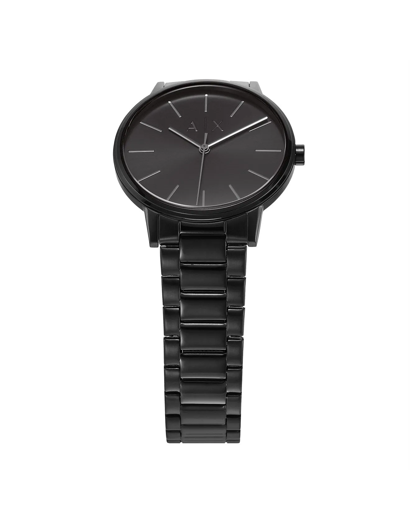 Armani Cayde Elegant Black Steel Band Timepiece AX2701