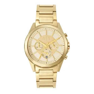 Armani Exchange Drexler Gold Stainless Steel Luxury Watch AX2602