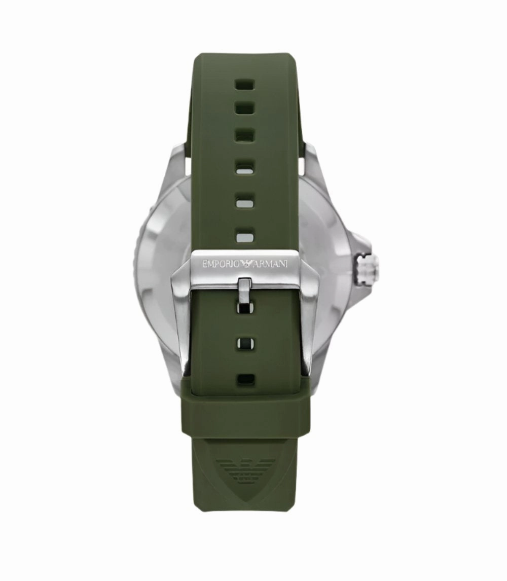 Armani Adventure Seeker Green Silicone Watch AR11638