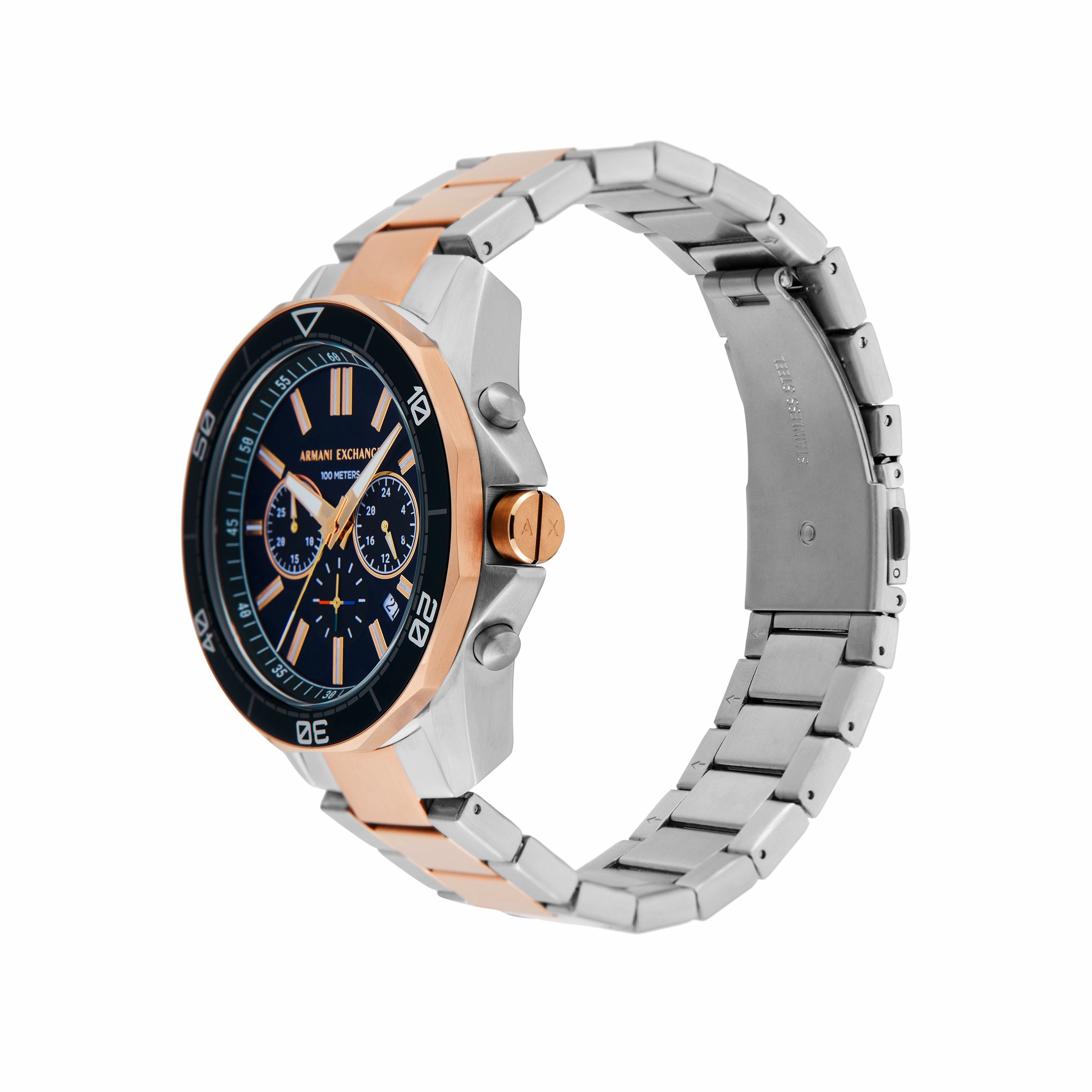 Armani Exchange Chronograph Two-Tone Stainless Steel Watch AX1965