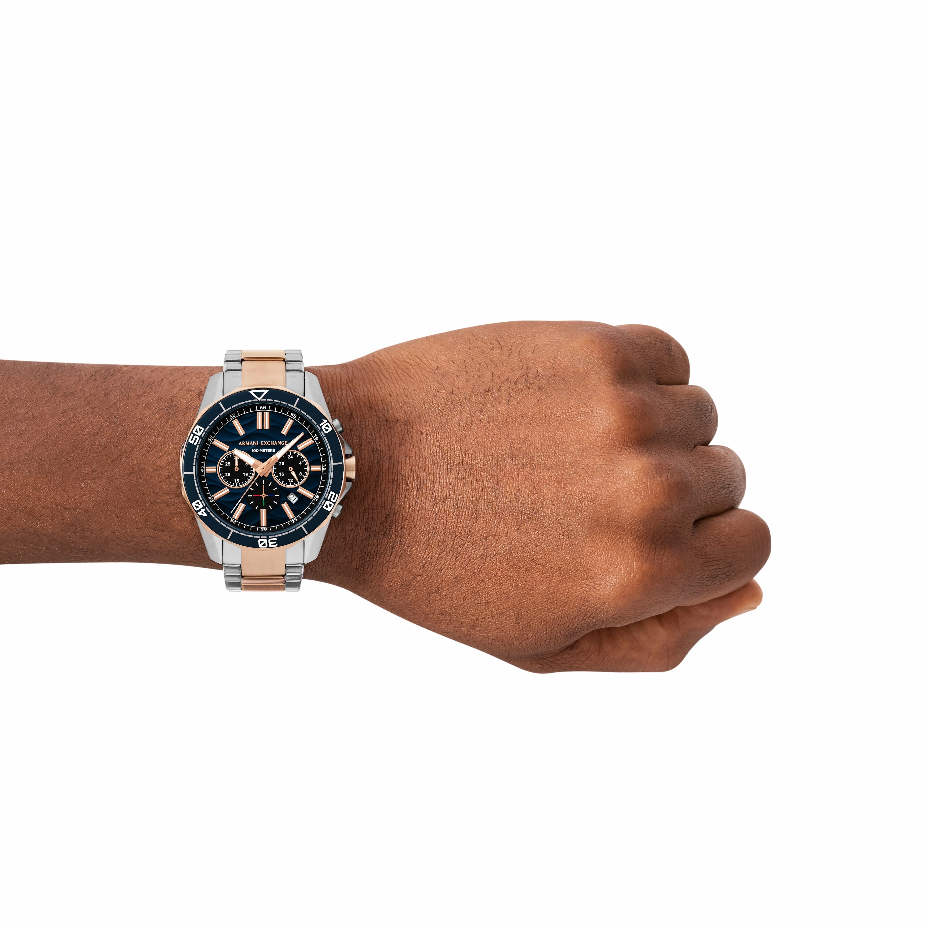 Armani Exchange Chronograph Two-Tone Stainless Steel Watch AX1965