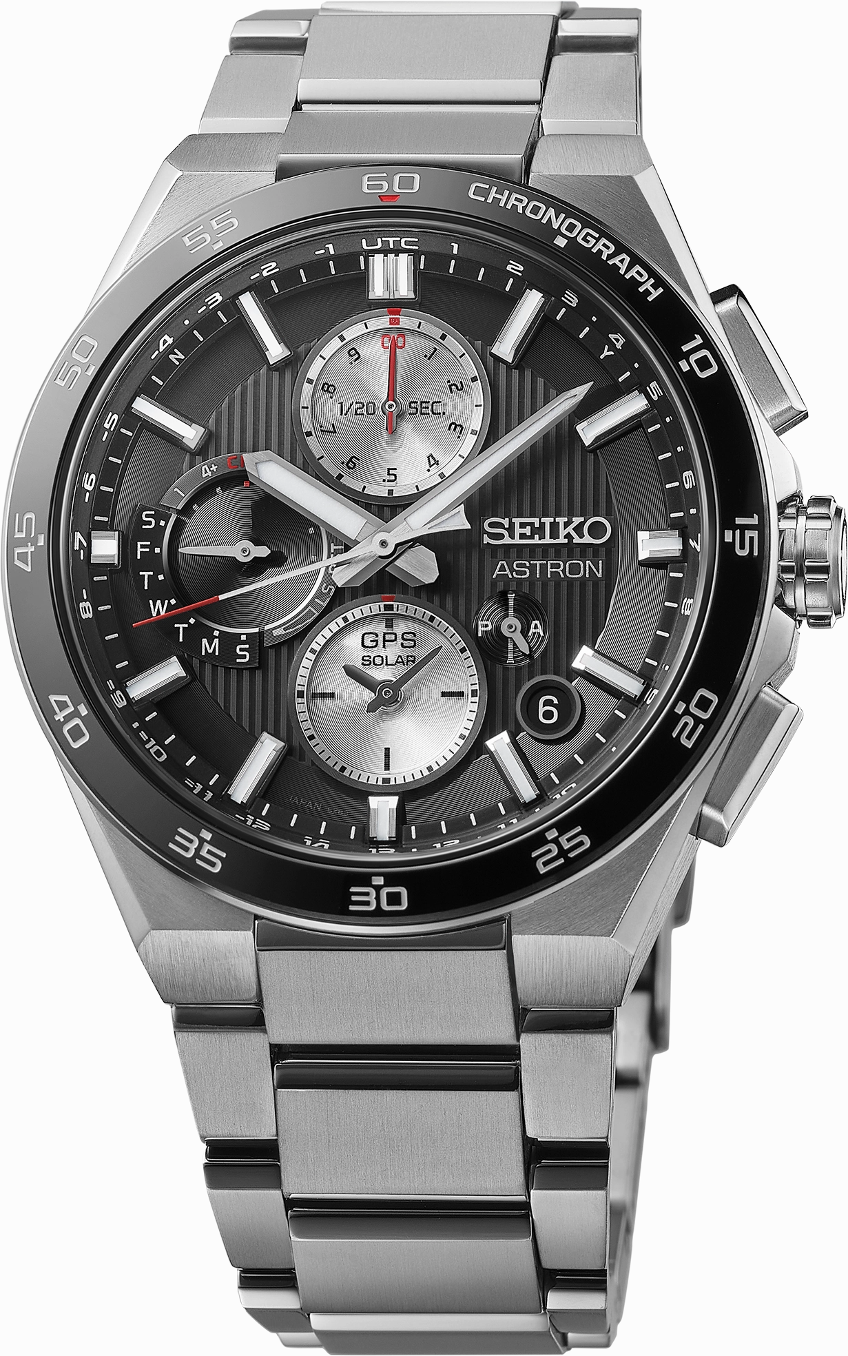 Astron GPS Solar Dual-Time Chronograph SSH151