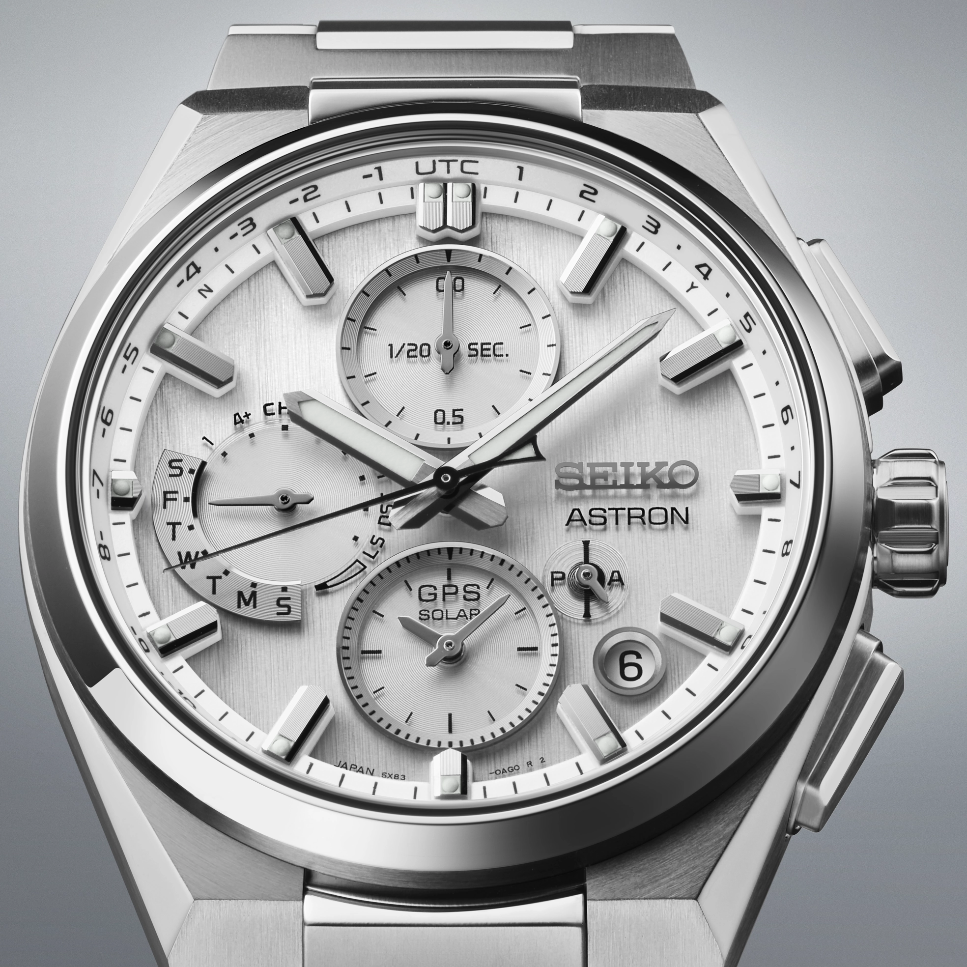 Astron GPS Solar Dual-Time Chronograph SSH159