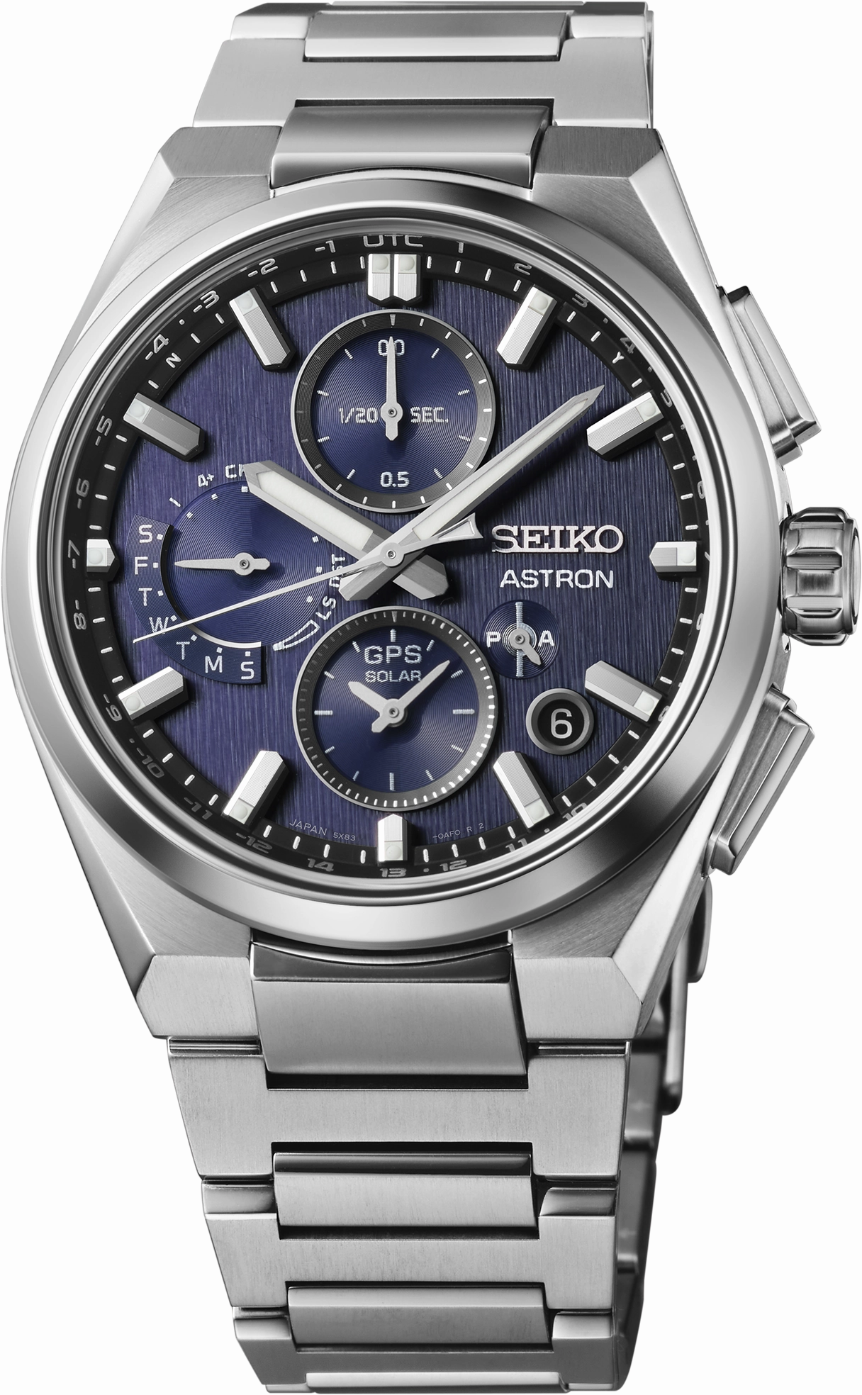 Astron GPS Solar Dual-Time Chronograph SSH161