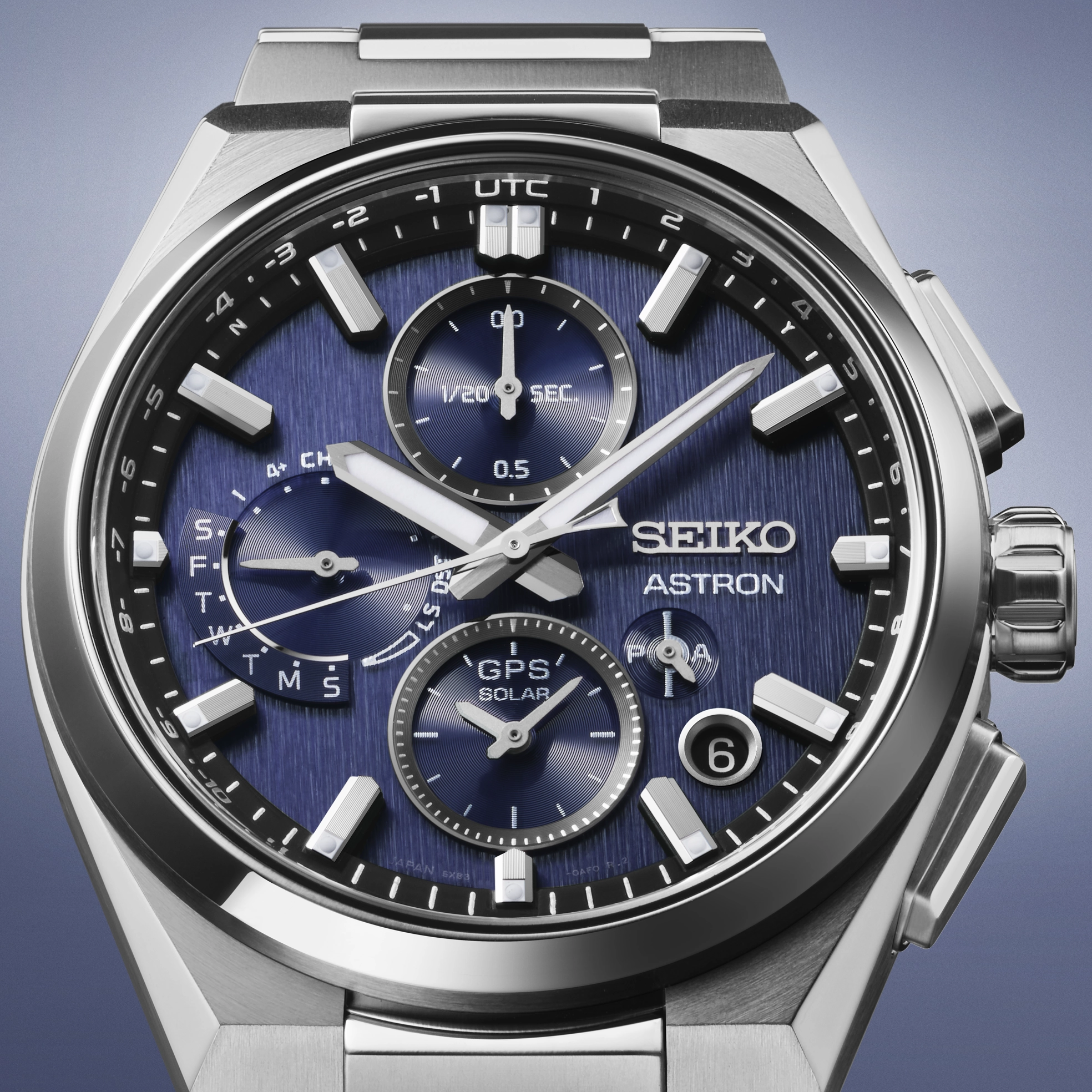 Astron GPS Solar Dual-Time Chronograph SSH161