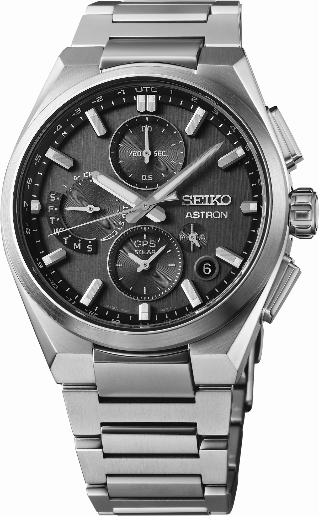 Astron GPS Solar Dual-Time Chronograph SSH163
