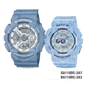 Baby-G & G-Shock Couple Watches BA110DC-2A3-GA110DC-2A7