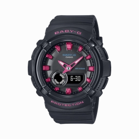 Baby-G Black Dial Black Resin Band Watch BGA280DN-1A