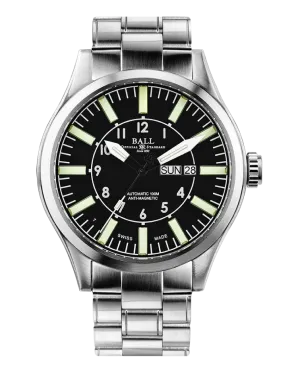 Ball Aviator Master Engineer II: Stainless Steel Automatic Timepiece NM1080C-S13-BK