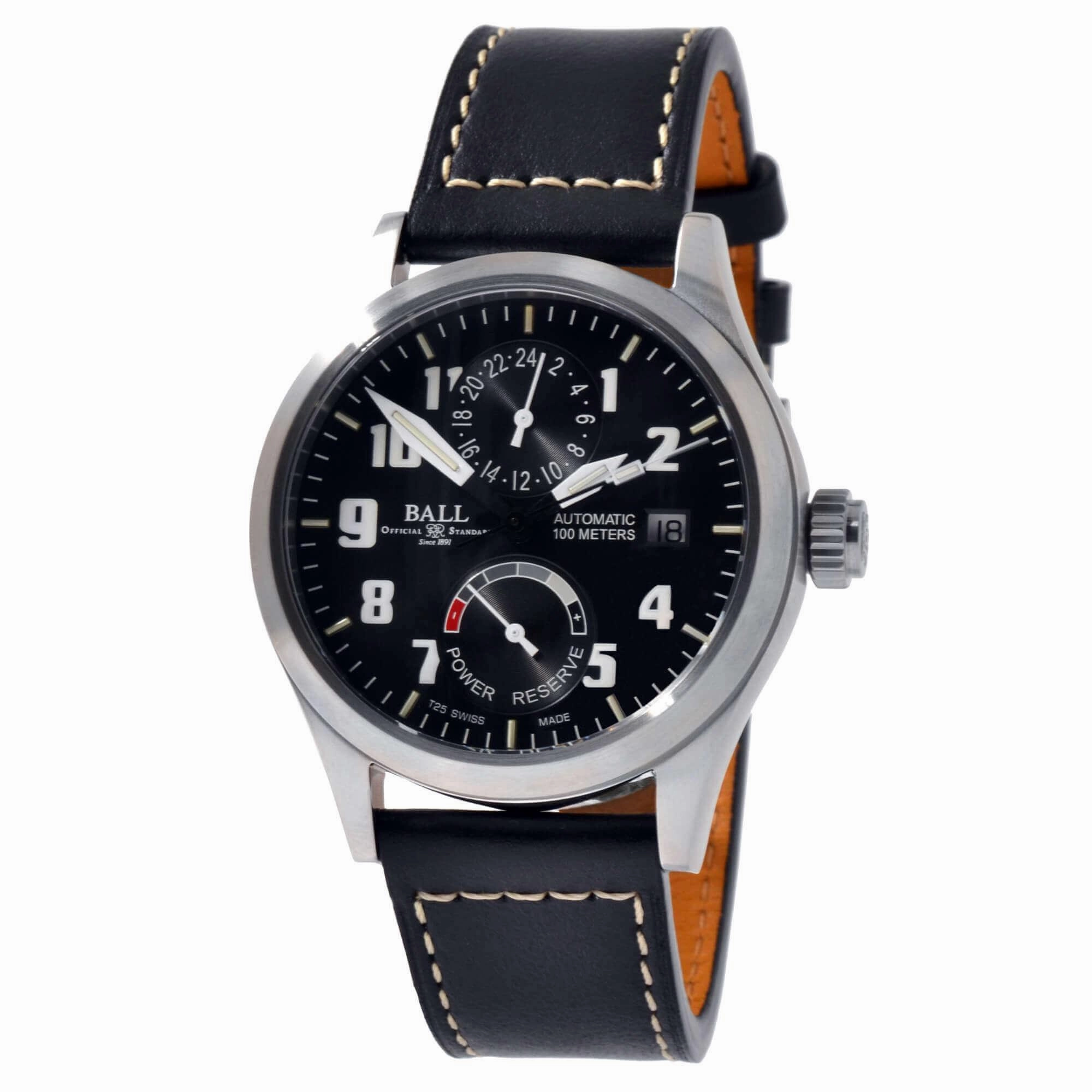Ball Men's Automatic Watch - Engineer Master II Voyager Black Strap | GM2126C-LJ-BK