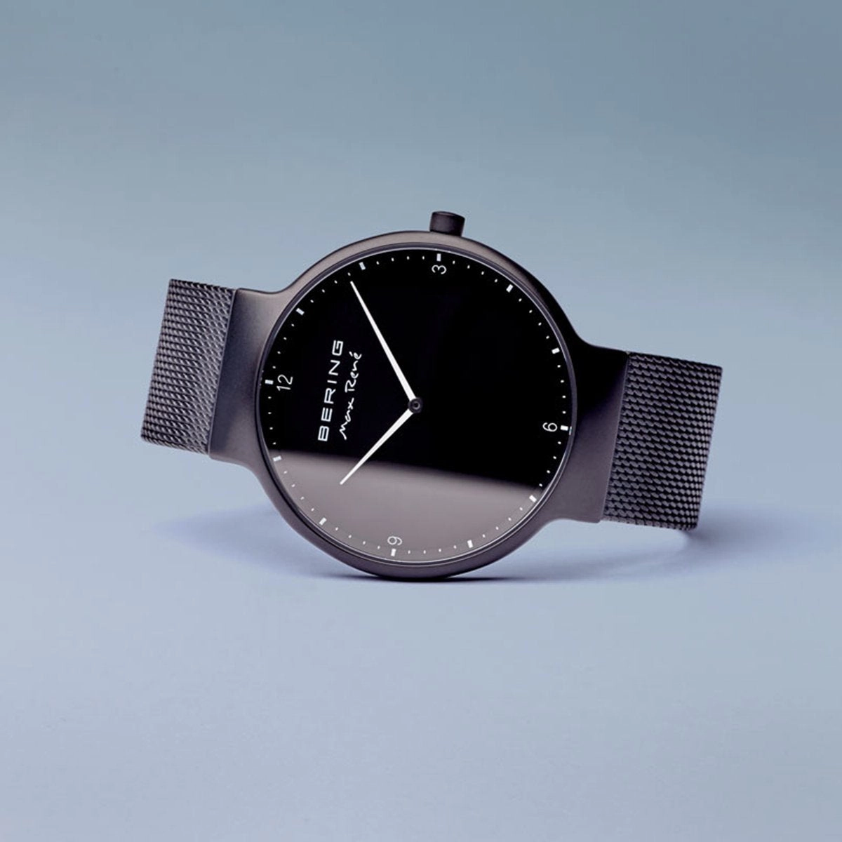 Bering Max Ren Matt Black Mesh Watch