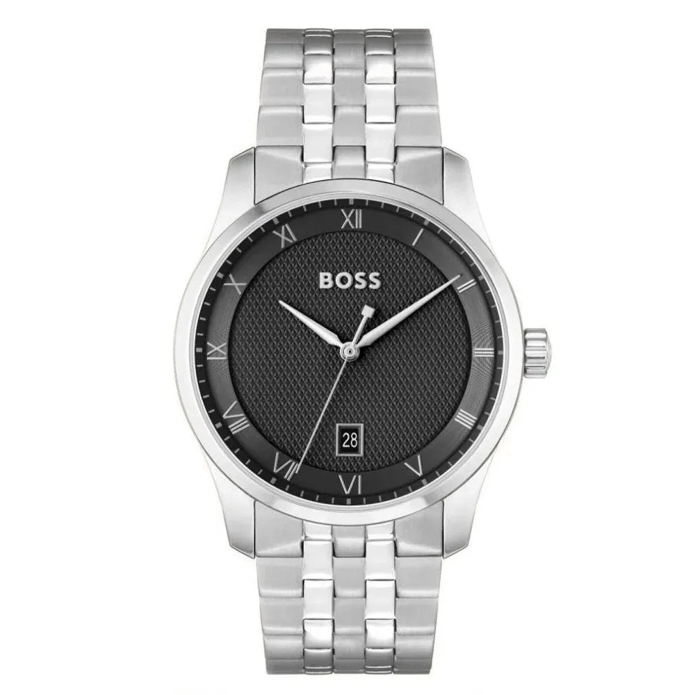 BOSS Watches Principle Black Dial Mens Watch 1514123