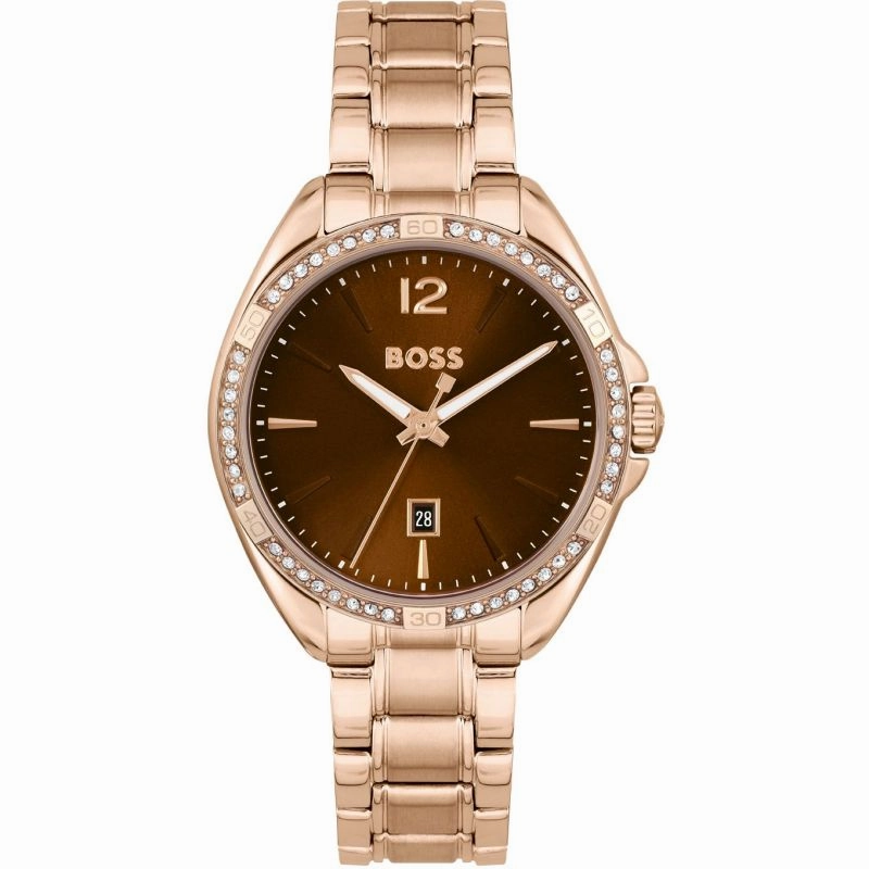 BOSS Watches Felina Rose Gold Ladies Watch 1502621