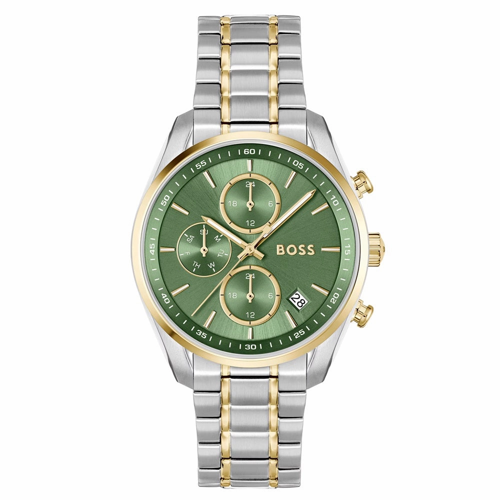 BOSS Watches Grand Tour Green Dial Ladies Watch 1502766
