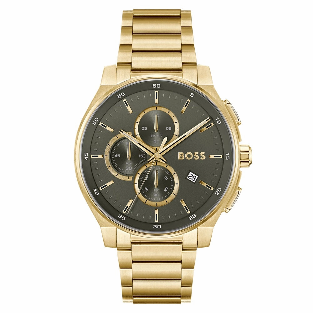 Boss Watches Peak 2.0 Gold Plated Mens Watch 1514190