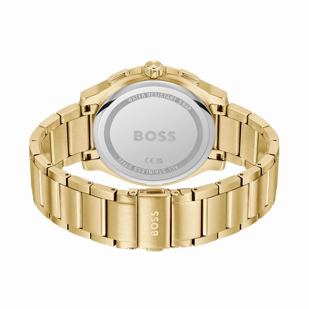 Boss Watches Peak 2.0 Gold Plated Mens Watch 1514190