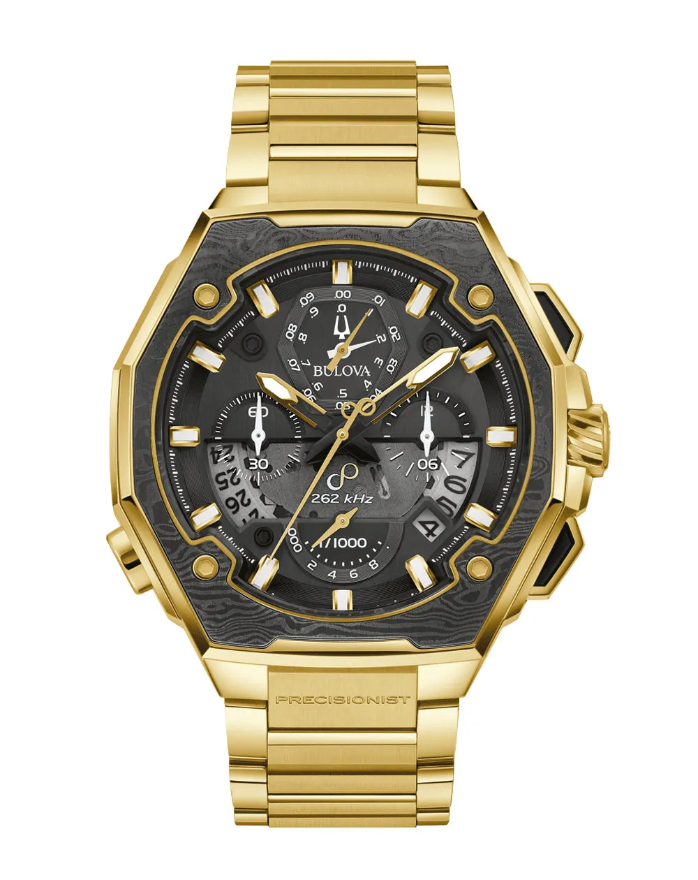 Bulova Series X Special Edition Black Dial Stainless Steel Watch 98B429