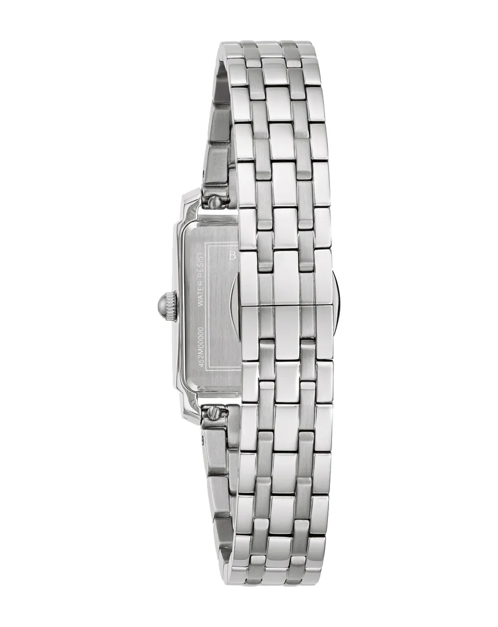 Bulova Sutton Grey Dial Stainless Steel Watch 96P252
