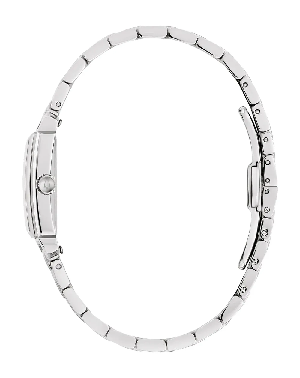 Bulova Sutton Grey Dial Stainless Steel Watch 96P252