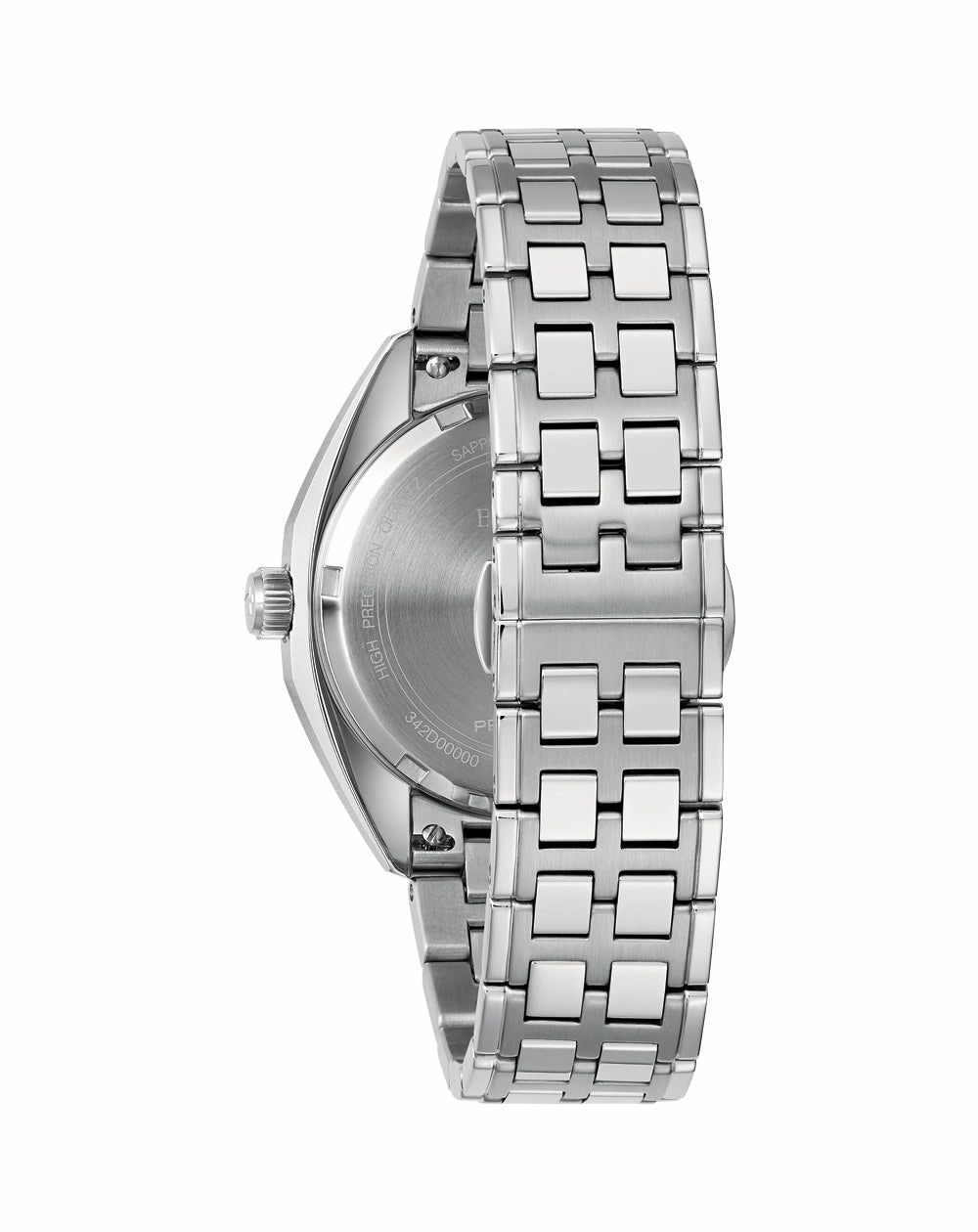 Bulova Classic Jet Star Stainless Steel Black Dial Watch 96B415