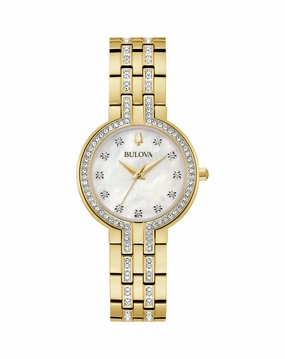 Bulova Ladies Elegant Stainless Steel Watch with Box Set 98X138