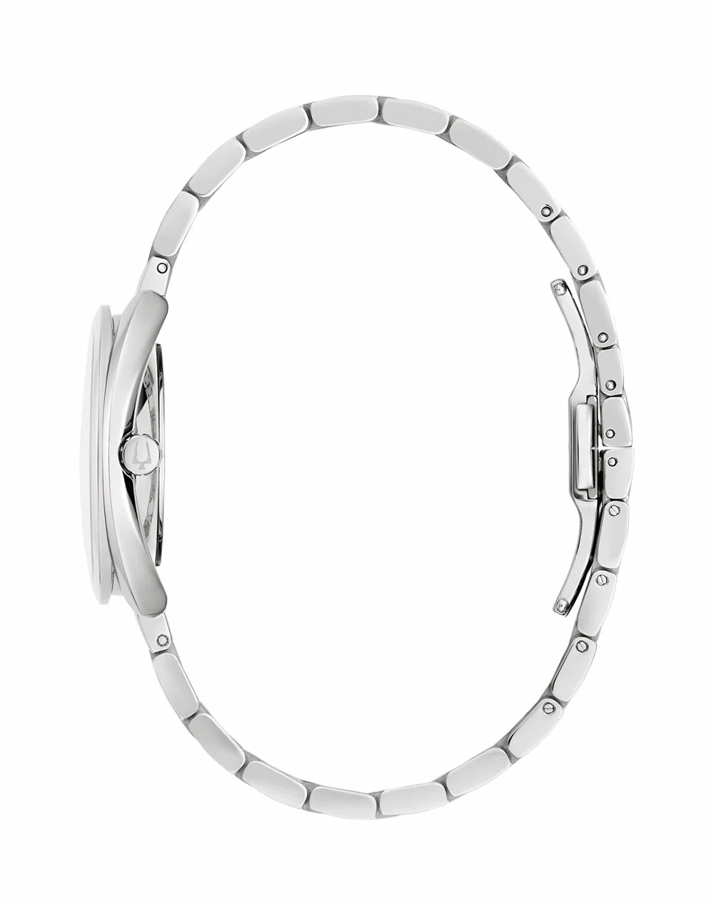 Bulova Ladies Timeless Elegance Watch with Mother-of-Pearl Dial and Diamond Accents 96P240