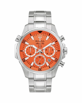Bulova Mens Marine Star Collection Chronograph Ocean Adventure Watch 96B395