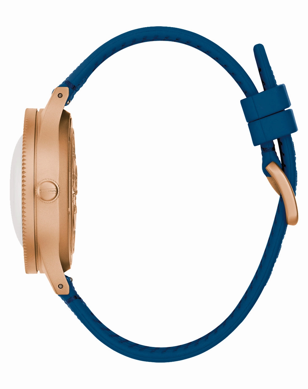 Bulova MIL-Ships Special Edition Blue Dial Nylon Strap Watch 98A325