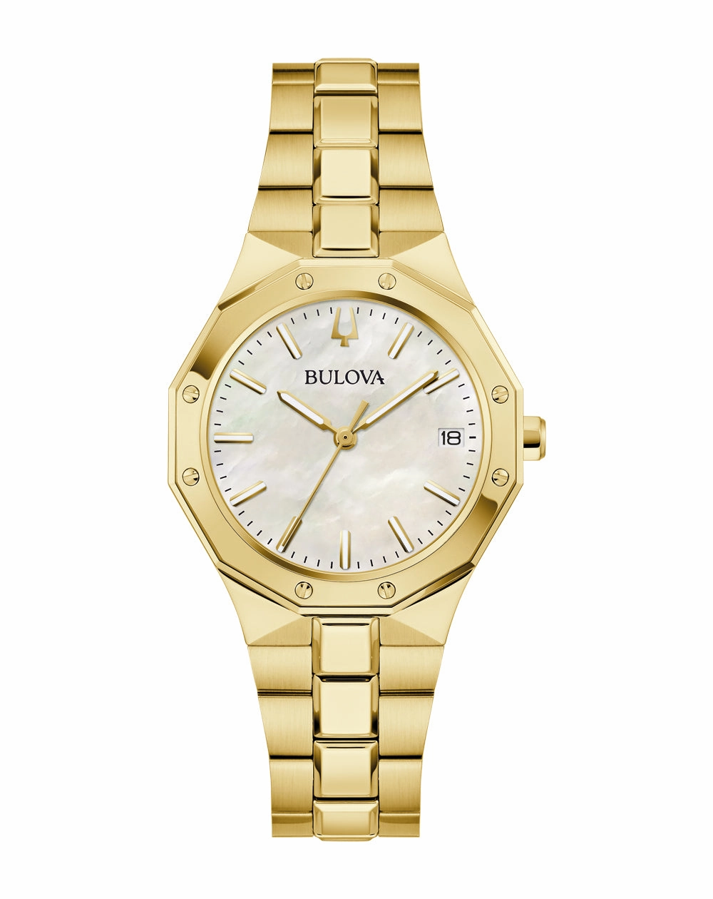 Bulova Prestige Classic White Dial Stainless Steel Watch 97M119
