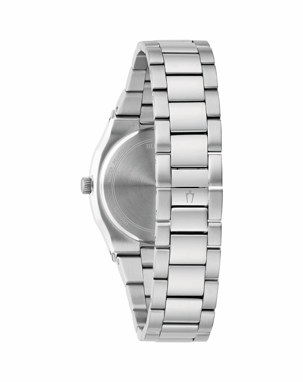 Bulova Surveyor Diamond Accent Stainless Steel Timepiece 96P243
