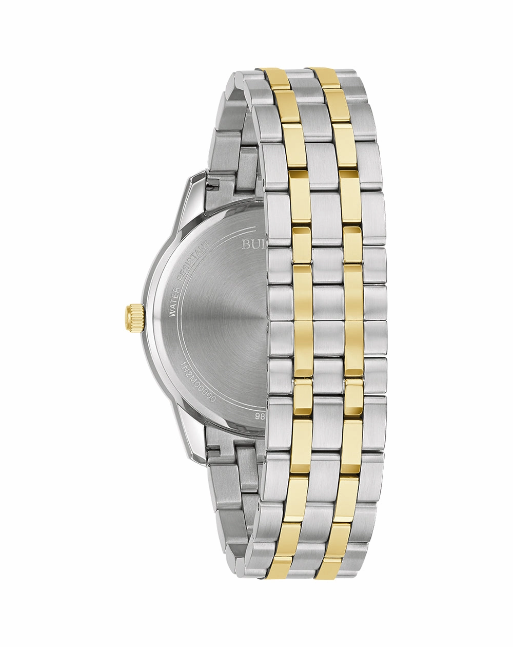 Bulova Sutton Collection Men's Silver and Gold Watch 98B385