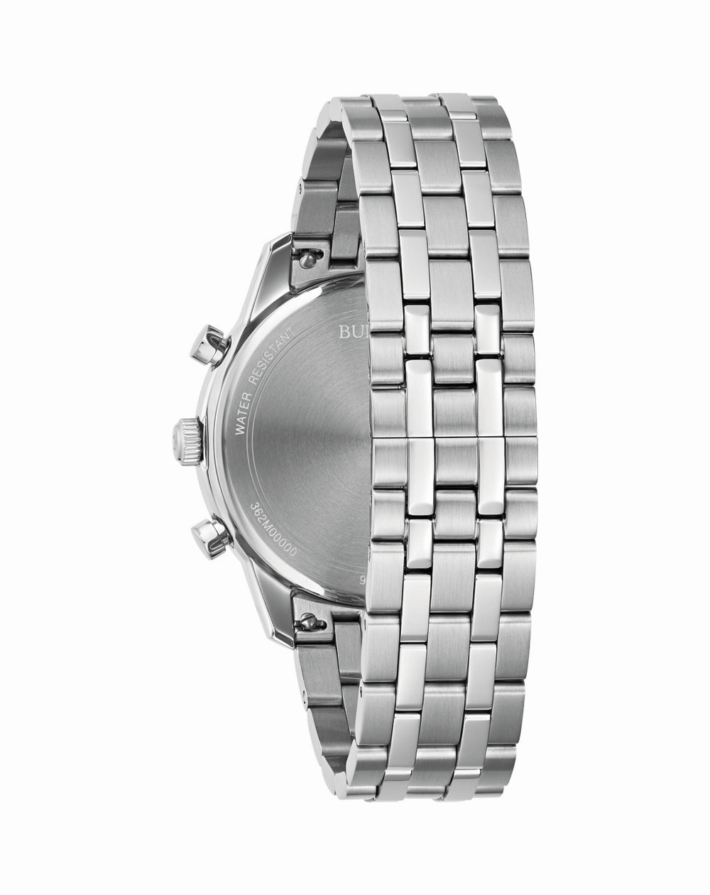 Bulova Timeless Elegance Chronograph Watch Stainless Steel Design 96B411
