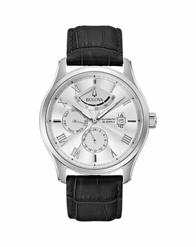 Bulova Wilton Automatic Men's Watch with Sapphire Crystal and 40-Hour Power Reserve 96C141