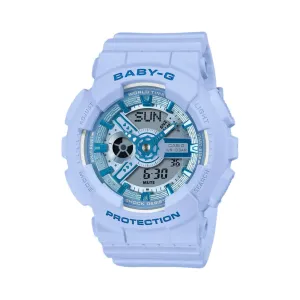Casio Baby-G BA-110 Series Light Blue Resin Watch BA-110YK-2ADR