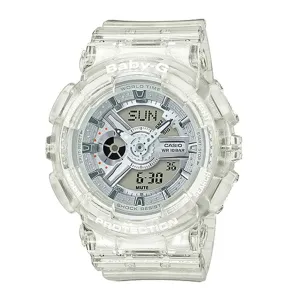 CASIO BABY-G BA-110CR-7ADR-P DIGITAL QUARTZ WHITE RESIN WOMEN'S WATCH