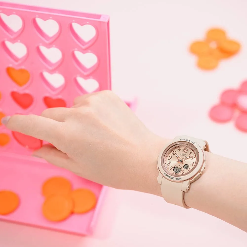 Casio Baby-G Beige Resin Strap Women Watch BGA-290SA-4ADR
