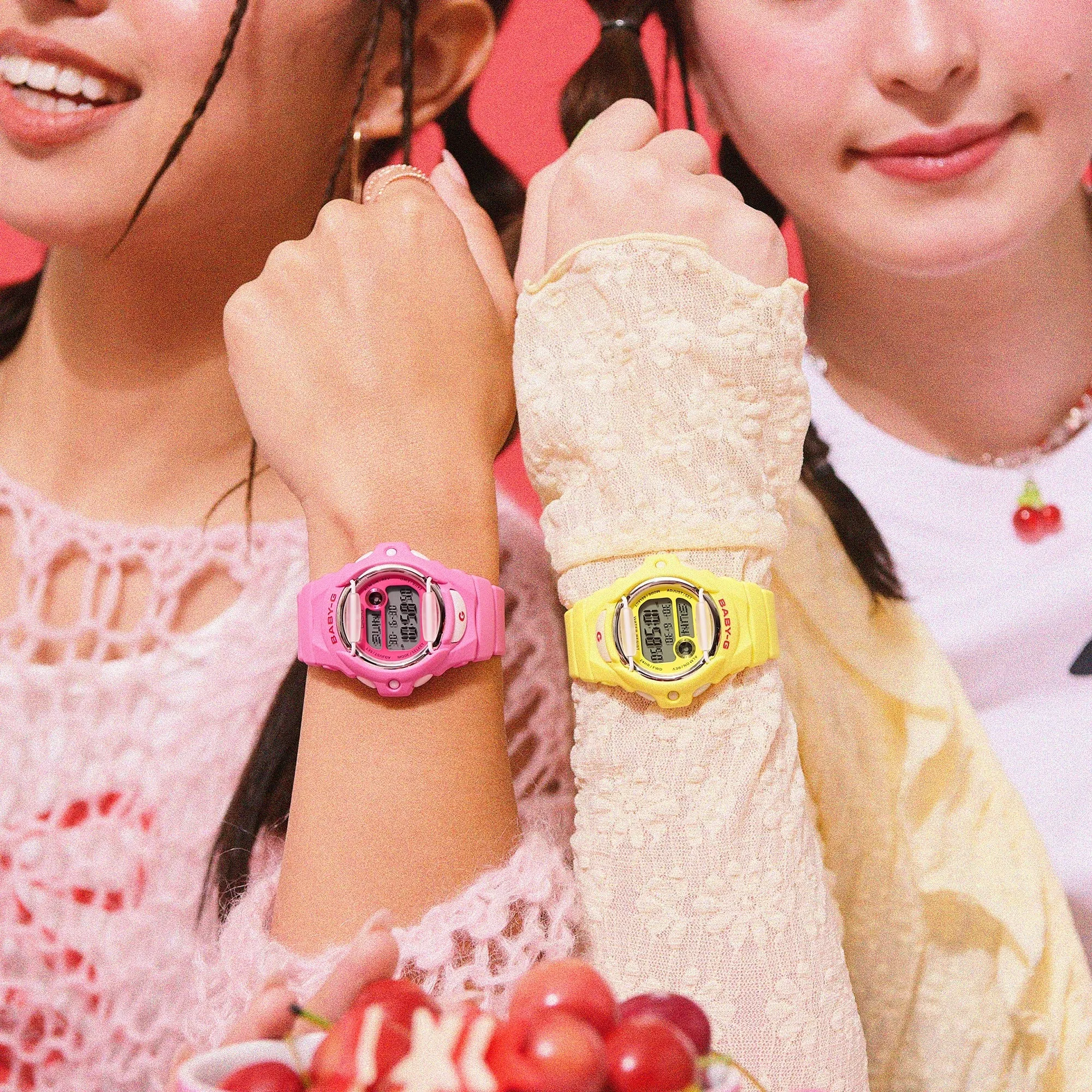 CASIO BABY-G BG-169CH SERIES CHERRY-ON-TOP DIGITAL WATCH