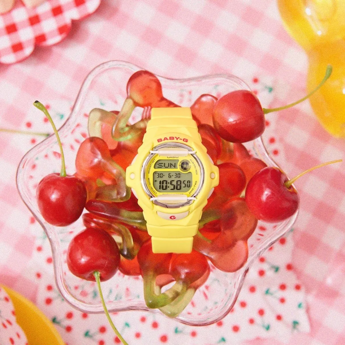 CASIO BABY-G BG-169CH SERIES CHERRY-ON-TOP DIGITAL WATCH